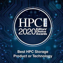 HPCwire 2020 Best HPC Storage